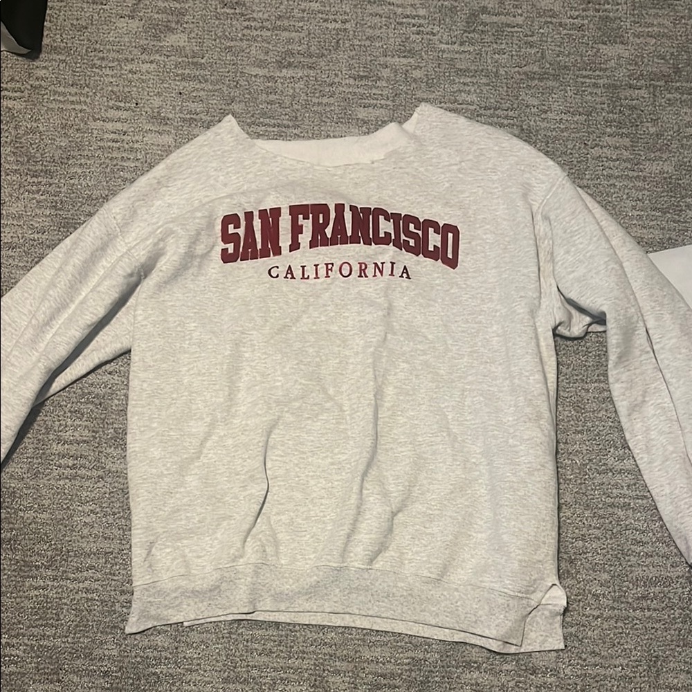 Gray San Francisco California Women's Sweatershirt